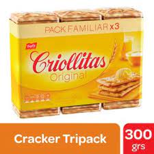 GALLETITAS CRIOLLITAS ORIGINAL  x 3 uni 100g